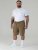 D555 Nick Cargoshorts med Elastisk Midja Beige - Shorts - Stora shorts W40-W60