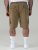 D555 Nick Cargoshorts med Elastisk Midja Beige - Shorts - Stora shorts W40-W60