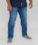 D555 Taurus Fit Stretch Jeans With Sandblasting - Jeans & Byxor - Stora Jeans och Stora Byxor