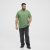 North Latitude Allover Printed T-shirt Mintgrön - T-shirts - Stora T-shirts - 2XL-14XL