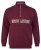 North Latitude Half Zip Sweatshirt Vinröd - Tröjor & hoodies - Stora hoodies & tröjor - 2XL-14XL