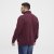 North Latitude Half Zip Sweatshirt Vinröd - Tröjor & hoodies - Stora hoodies & tröjor - 2XL-14XL