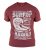 D555 Francis Burgundy T-shirt - T-shirts - Stora T-shirts - 2XL-8XL