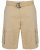 Kam Jeans Belted Cargo Shorts Stone - Shorts - Stora shorts W40-W60