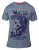 D555 CLAYTON Honolua Bay T-shirt Denim Marl - T-shirts - Stora T-shirts - 2XL-14XL