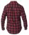 D555 Lawton LS Flannel Shirt Red - Skjortor - Stora skjortor - 2XL-8XL
