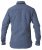 D555 Scott LS Printed Shirt Blue - Skjortor - Stora skjortor - 2XL-8XL