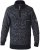 D555 REMINGTON Sweater With Woven Zipper Chest Pocket Navy/Grey - Tröjor & Hoodies - Stora hoodies - 2XL-14XL