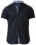 D555 Republic Short Sleeve Shirt Navy - Skjortor - Stora skjortor - 2XL-8XL