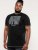 D555 Willoughby NYC Dot Printed T-Shirt Black - T-shirts - Stora T-shirts - 2XL-8XL