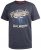 D555 Cairns Navy Fine Stripe Colorado Printed T-Shirt - T-shirts - Stora T-shirts - 2XL-14XL