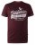 D555 Wharf California Eagle Printed T-Shirt Burgundy - T-shirts - Stora T-shirts - 2XL-14XL