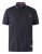 D555 Battersea Polo Shirt With Chest Embroidery Navy - Pikétröjor - Stora pikétröjor - 2XL-8XL