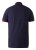 D555 Sloane Polo Shirt With Chest Embroidery Navy - Pikétröjor - Stora pikétröjor - 2XL-8XL