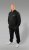 20 Nodi Mistral Tracksuit in Combed Fleece Cotton Black - Tracksuits - Tracksuits herr stora storlekar