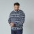 North Latitude 63144 Fjell Reindeer Knit Mörkblå - Tröjor & hoodies - Stora hoodies & tröjor - 2XL-14XL