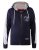 D555 Eaton Full Zip Hoodie Navy - Tröjor & hoodies - Stora hoodies & tröjor - 2XL-14XL