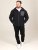 D555 Damien Micro Fleece Zip Through Hoody Svart/Grå - Tröjor & hoodies - Stora hoodies & tröjor - 2XL-14XL