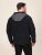 D555 Damien Micro Fleece Zip Through Hoody Svart/Grå - Tröjor & hoodies - Stora hoodies & tröjor - 2XL-14XL