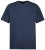 JP1880 702415 T-shirt med V-ringning Mellanblå melerad - T-shirts - Stora T-shirts - 2XL-14XL
