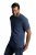 JP1880 702415 T-shirt med V-ringning Mellanblå melerad - T-shirts - Stora T-shirts - 2XL-14XL