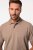 JP1880 702560 Pikétröja Gråbrun - Pikétröjor - Stora pikétröjor - 2XL-8XL