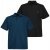JP1880 704317 Pikétröja 2-pack Mellanblå - Pikétröjor - Stora pikétröjor - 2XL-8XL
