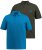 JP1880 704317 Pikétröja 2-pack Turkosblå/Olivgrön - Pikétröjor - Stora pikétröjor - 2XL-8XL