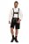 JP1880 Genuine Leather Traditional Lederhosen Shorts Black - Shorts - Stora shorts W40-W60