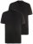 JP1880 708420 Henley t-shirt 2-pack Svart - T-shirts - Stora T-shirts - 2XL-14XL
