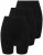 Ulla Popken 716595 Boxertrosor 3-pack Svart - Trosor - 