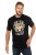 JP1880 Guns N’ Roses Skull Comfort Fit Band T-Shirt Black - T-shirts - Stora T-shirts - 2XL-14XL