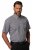JP1880 722860 Kortärmad vichyrutig skjorta Svart - Skjortor - Stora skjortor - 2XL-8XL