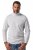 JP1880 723303 Långärmad tröja med polokrage Naturmelerad TALL - TALL T-shirts - T-Shirts för Långa Män