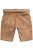 JP1880 Premium Goat Suede Staghorn Embroidery Shorts Leather Brown - Shorts - Stora shorts W40-W60