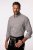JP1880 Long Sleeve Check Print Traditional Shirt Brown - Skjortor - Stora skjortor - 2XL-8XL