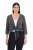 Ulla Popken 794514 Jerseybolero med knytning Antracit - Boleros - 