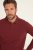 JP1880 Polo Shirt Long Sleeve Piqué Red - Pikétröjor - Stora pikétröjor - 2XL-8XL