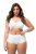 Ulla Popken 800279 Randiga trosor 2-pack Vit - Trosor - 