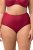 Ulla Popken 800279 Randiga trosor 2-pack Vinröd - Trosor - 