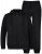 JP1880 802934 Mjukisset med huvjacka och byxa Svart TALL - TALL tracksuits - 