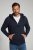 Jay-Pi 804164 Hoodie med dragkedja Mörkblå - Tröjor & hoodies - Stora hoodies & tröjor - 2XL-14XL