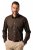 JP1880 Shirt Business Long Sleeve Brown - Skjortor - Stora skjortor - 2XL-8XL