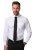 JP1880 804890 Långärmad strykfri Business-skjorta Vit TALL - TALL skjortor - TALL-skjortor med extra längd
