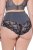 Ulla Popken 809385 Formande trosor med spets Antracit - Shapewear - 