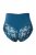 Ulla Popken 809385 Formande trosor med spets Petrol - Shapewear - 
