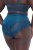 Ulla Popken 809385 Formande trosor med spets Petrol - Shapewear - 