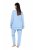 Ulla Popken 810592 Pyjamas med spets Ljusblå - Pyjamas/Loungewear - 