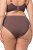 Ulla Popken 811602 Trosor med spets Brun - Trosor - 