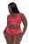 Ulla Popken 811602 Trosor med spets Magenta - Trosor - 